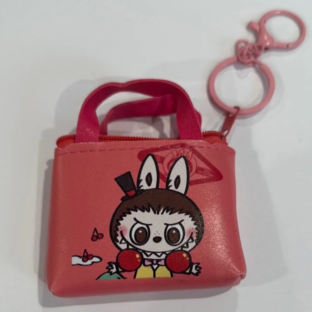 Labubu Mini Tote Coin Bag and Keychain - Picture 1 of 6